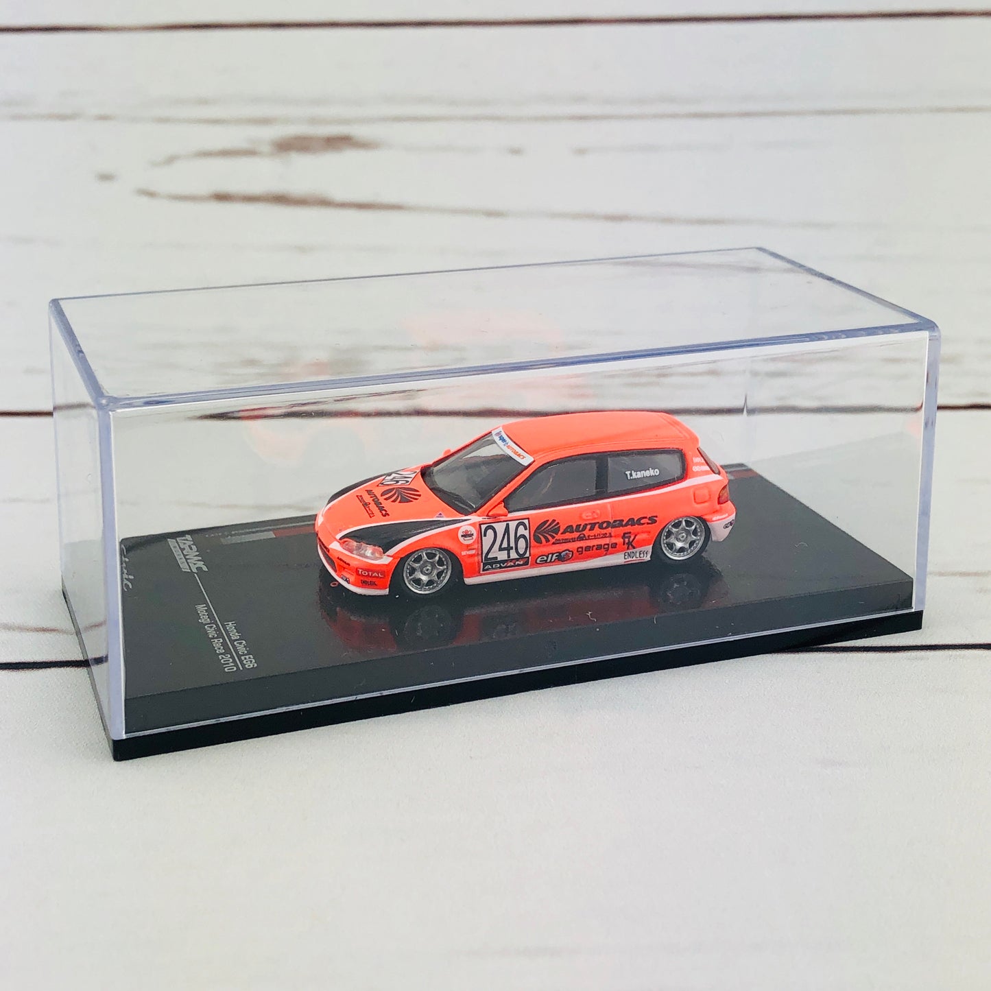 Tarmac Works 1/64 Honda Civic EG6 Motegi Civic Race 2010 #246 AUTOBACS T64-001-AB