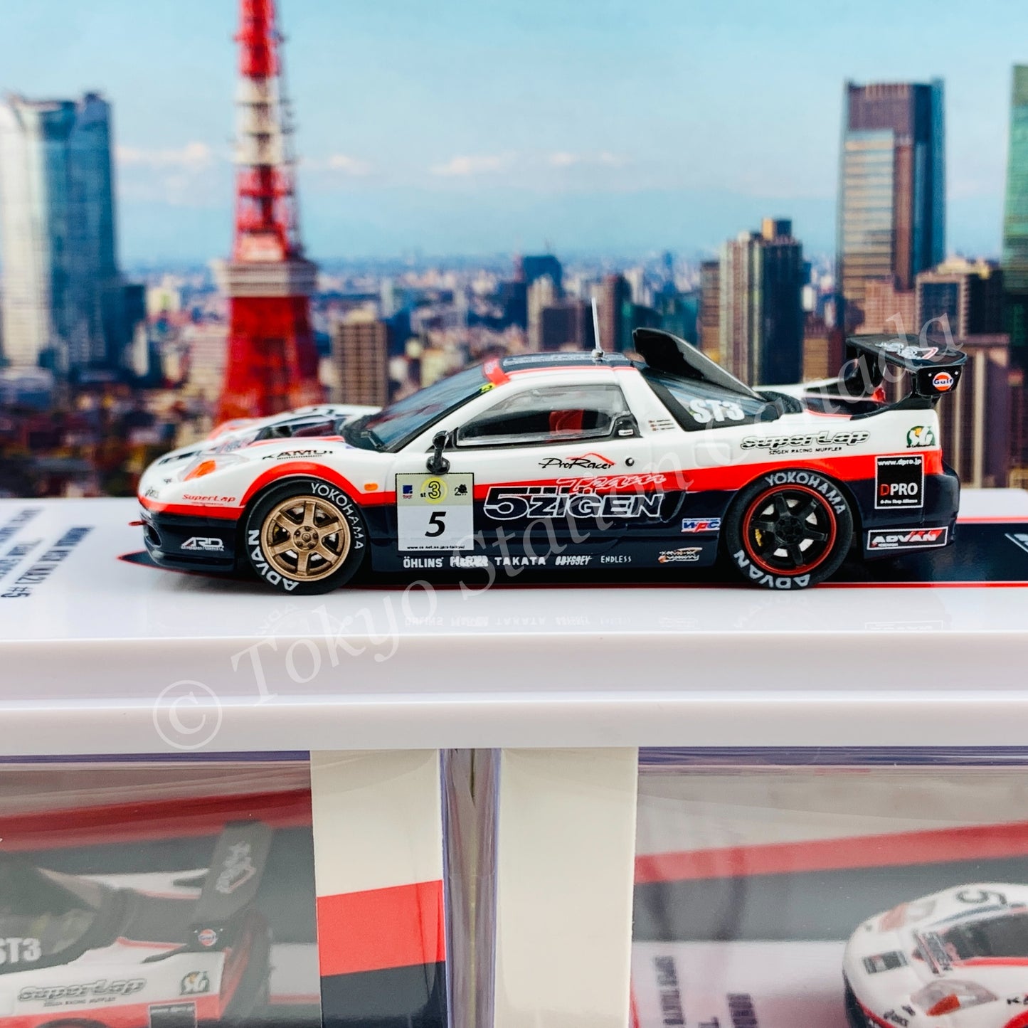 INNO64 1/64 HONDA NSX (NA2) #5 "Team 5ZIGEN" Super Taikyu 2009 ST3 Class Winner IN64-NSX2-5ZST