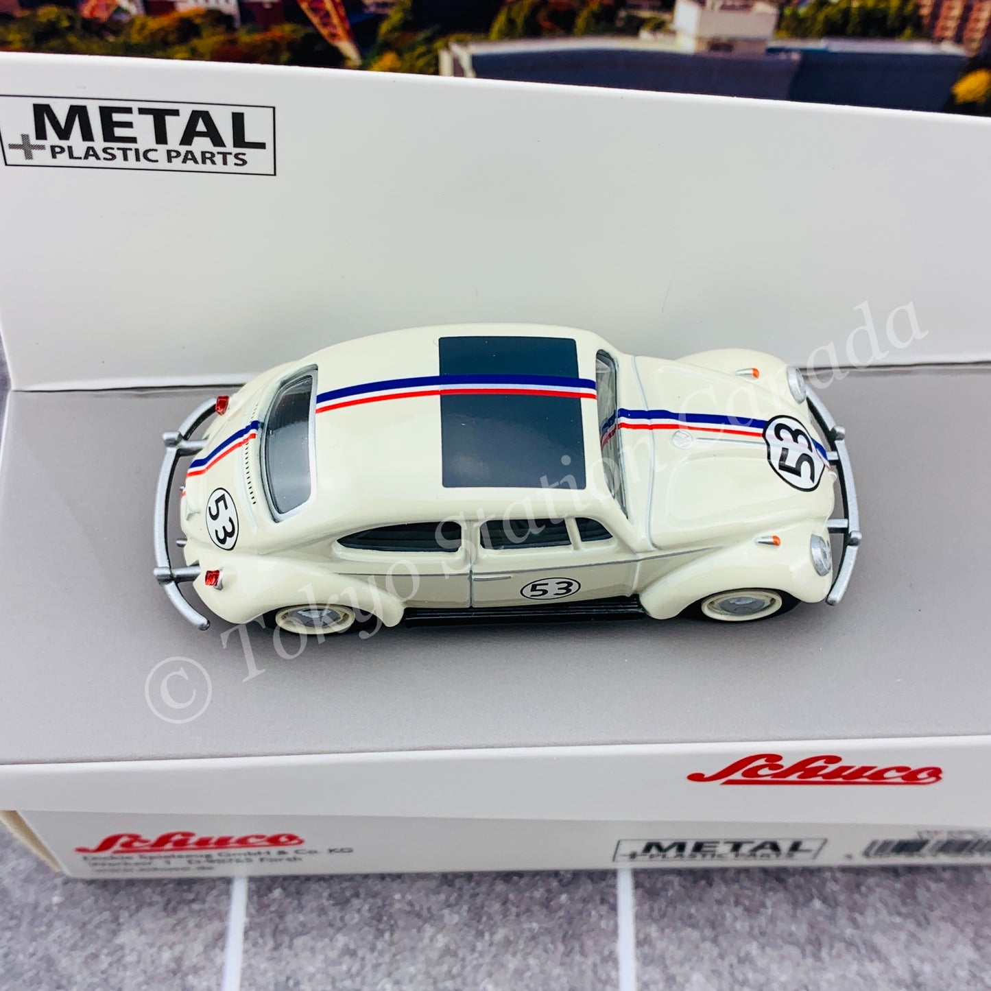 Schuco 1/64 VW Kafer (Beetle) Rally #53 452012800