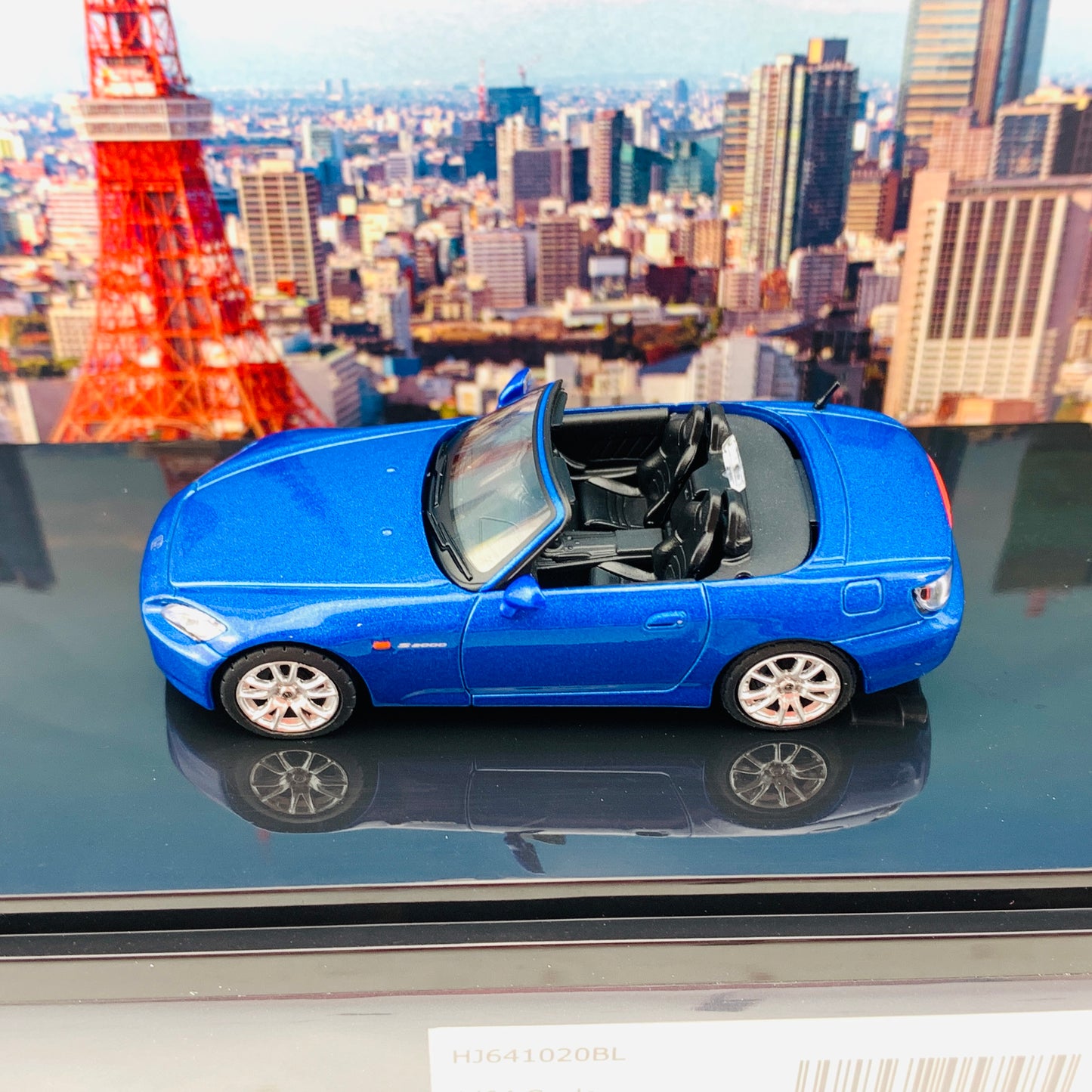 HOBBY JAPAN 1/64 Honda S2000 AP1 Type 200 Bermuda Blue Pearl HJ641020BL