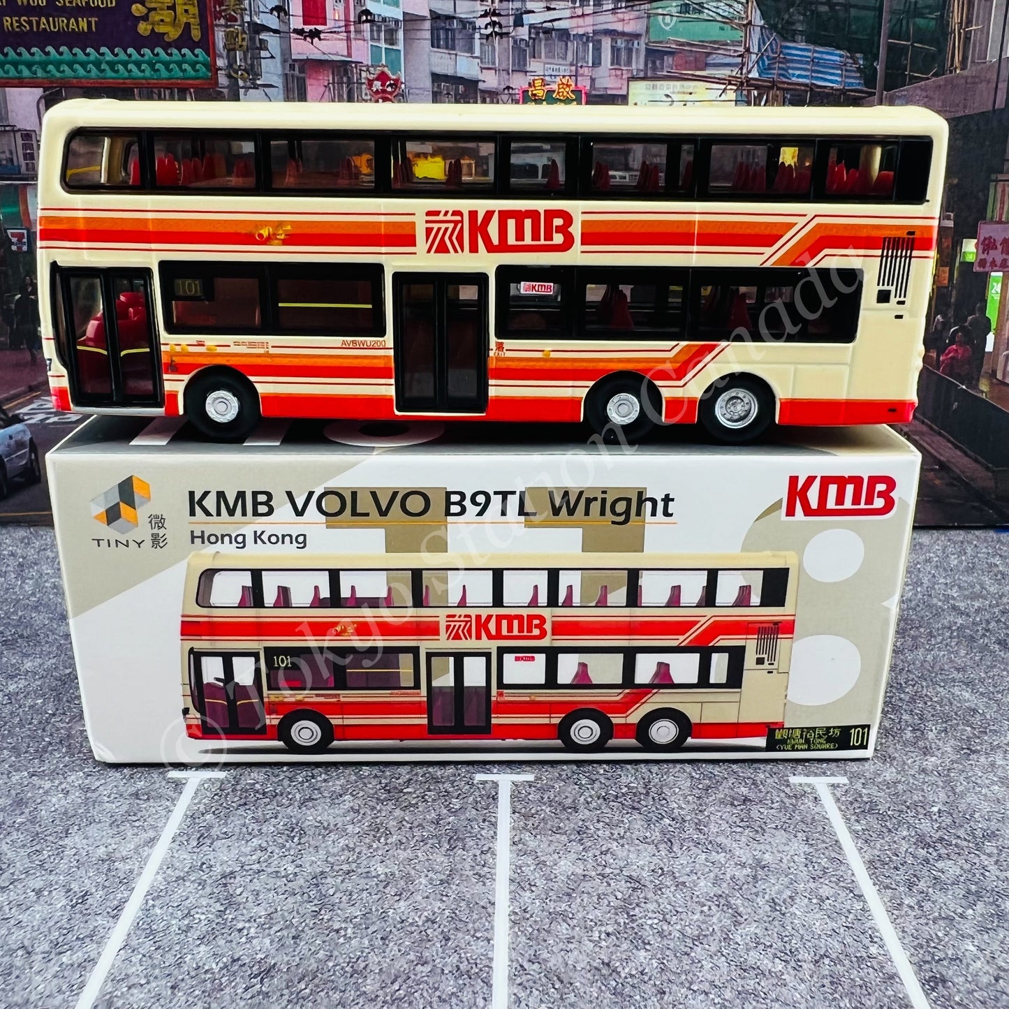 TINY 微影 118 KMB VOLVO B9TL Wright (Kwun Tong Yue Man Square 101 觀塘裕民坊) KMB2018086