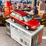 TOMYTEC TOMICA LIMITED VINTAGE NEO 1/64 Subaru Legacy Touring Wagon Brighton 220 Red (1992) LV-N231a