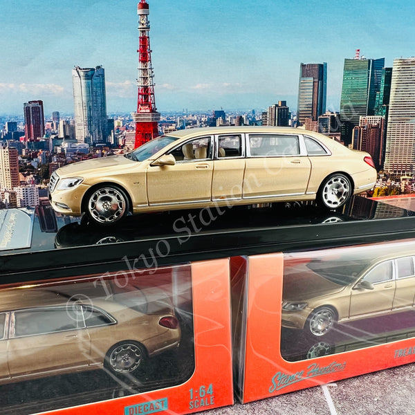 Stance Hunters 1/64 Mercedes Maybach S600 Pullman Champagne Gold