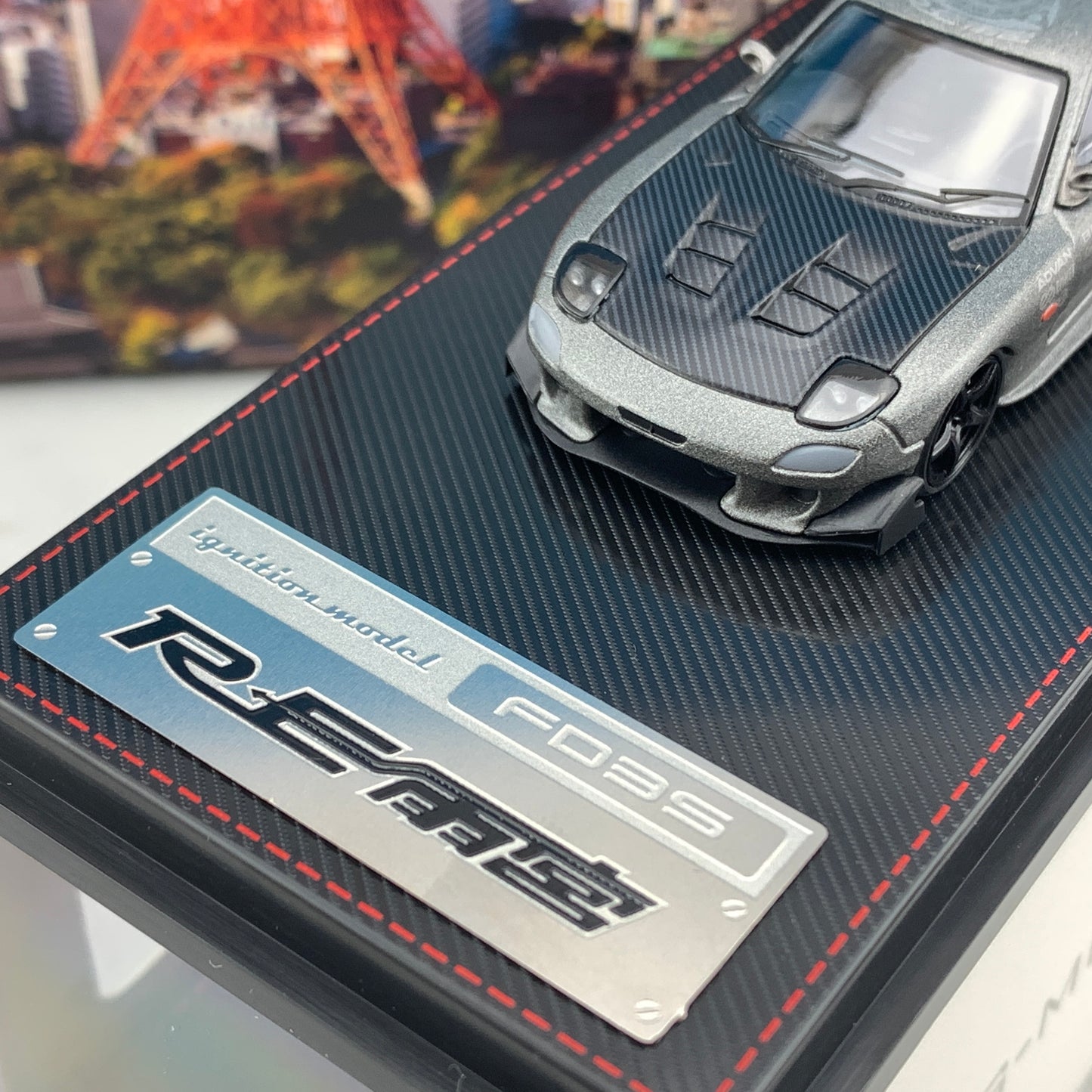 Ignition Model 1/64 Mazda RX7 FD3S RE Titanium Gray Tarmac Works Exclusive Edition IG2061