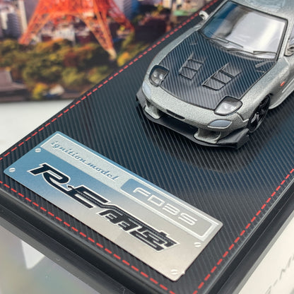 Ignition Model 1/64 Mazda RX7 FD3S RE Titanium Gray Tarmac Works Exclusive Edition IG2061