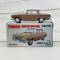Tomica Limited Vintage 1/64 Nissan Prince Gloria Super6 (1963) Brown LV-174b