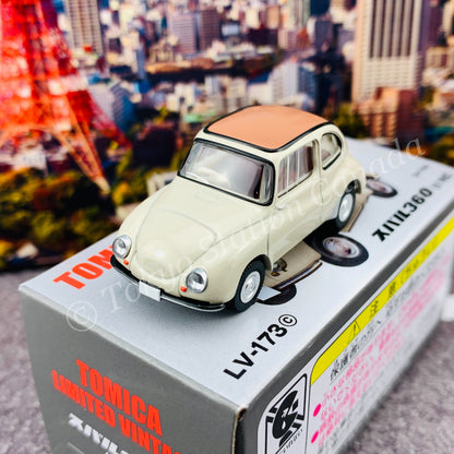 Tomytec Tomica Limited Vintage 1/64 Subaru 360 (beige) 1961 model LV-173c