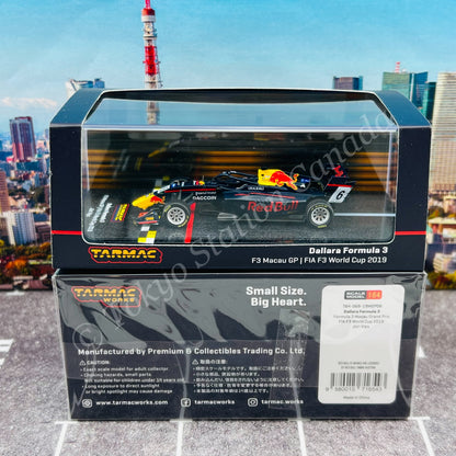 TARMAC WORKS HOBBY64 1/64 Dallara formula 3 Formula 3 Macau Grand Prix FIA F3 World Cup 2019  Jüri VIPS T64-069-19MGP06