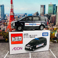 TOMICA AEON No. 65 Mitsubishi Delica D:5 Romanian Police Car