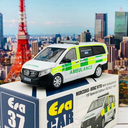 ERA CAR 37 1/64 Mercedes-Benz Vito - NHS Ambulance . 1ST Special Edition MB20VITRF37