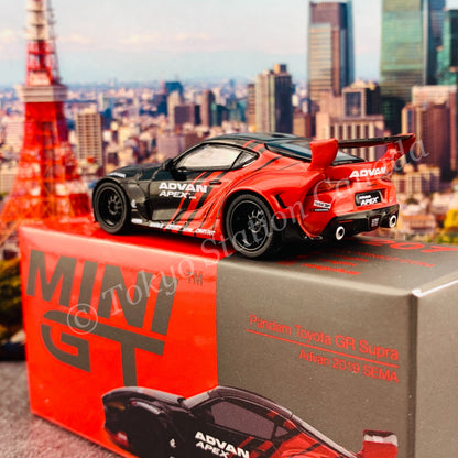 MINI GT 1/64 Pandem Toyota GR Supra V1.0 ADVAN  SEMA 2019 LHD MGT00207-L
