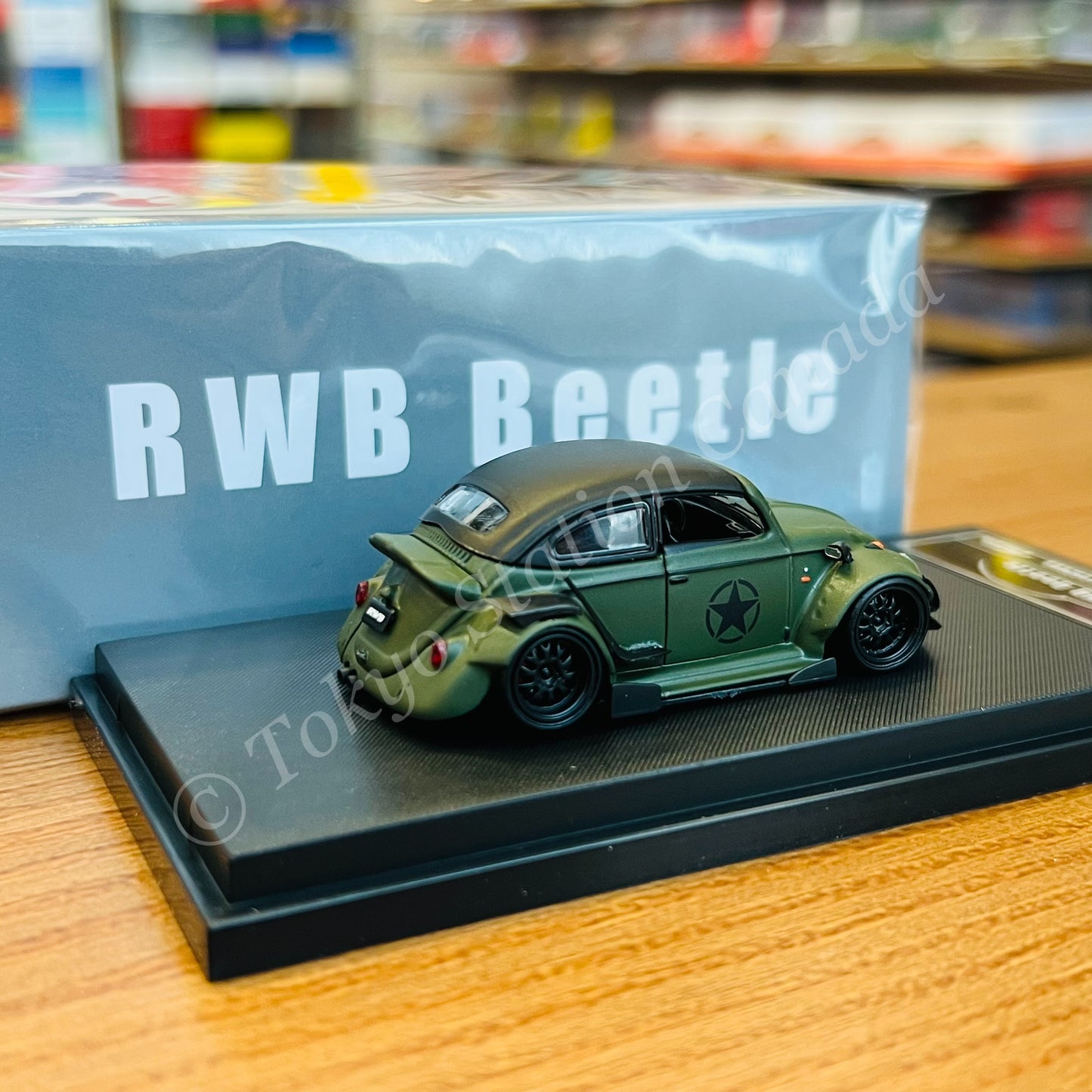 HKM 1/64 RWB Beetle Matt Green