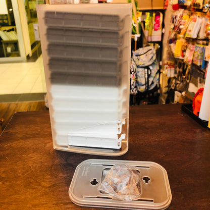 AKEBONO 10pcs Plastic Sealing Bag Clip Set - White and Brown ST-3013