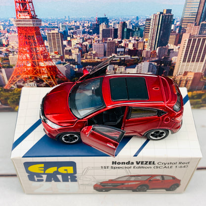 ERA CAR 29 1/64 Honda VEZEL Crystal Red 1ST Special Edition HA20VERF29