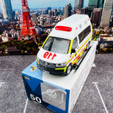 TINY 微影 1/64 TW50 VW T6 Transporter Taiwan Fire Department Ambulance 台灣消防救護車 ATCTW64030