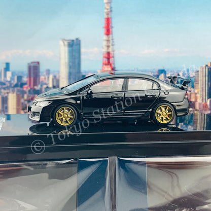 HOBBY JAPAN 1/64 Mugen Civic TYPE R (FD2) Crystal Black HJ641003MBK