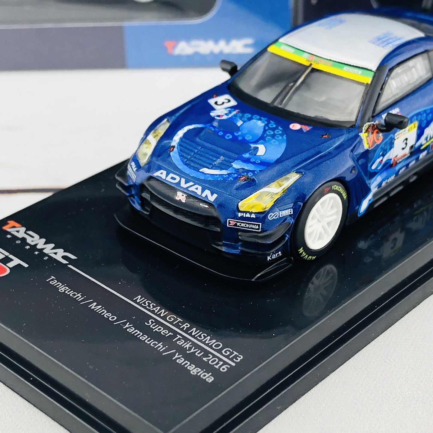 Tarmac Works 1/64 Nissan GTR NISMO GT3 Super Taikyu 2016 Taniguchi/Mineo/Yamauchi/Yanagida T64-005-ENL