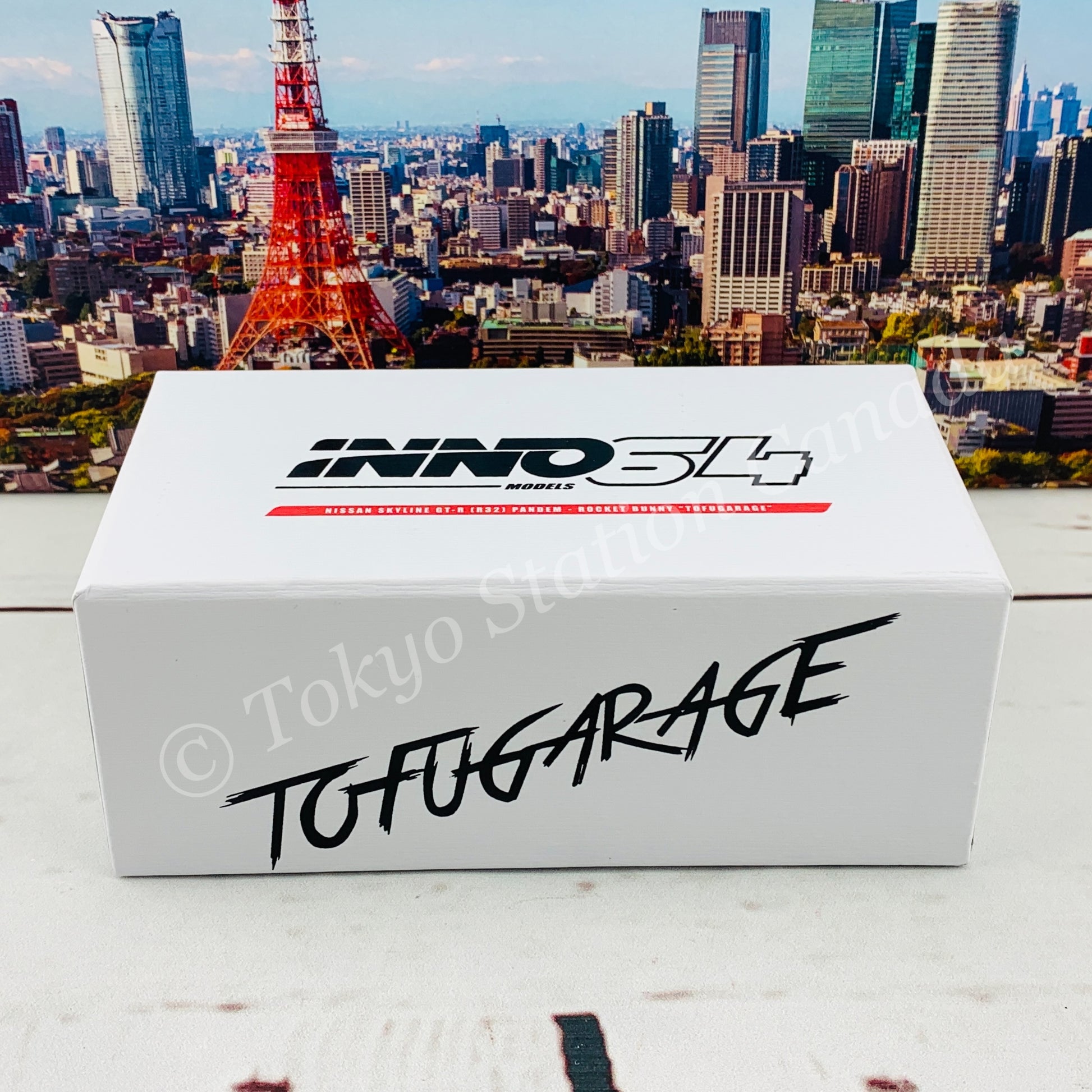 INNO64 1/64 NISSAN SKYLINE GTR R32 PANDEM "TOFUGARAGE"  IN64-R32P-TFGR