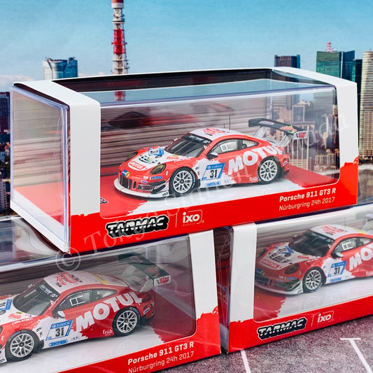 Tarmac Works 1/64 HOBBY64 Porsche 911 GT3 R (991) Nürburgring 24h 2017  Christensen, Bachler, Siedler, Luhr T64-032-17NUR31
