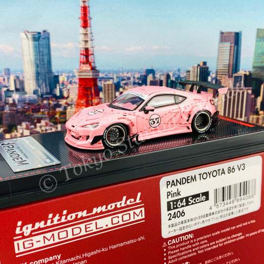 Ignition Model 1/64 PANDEM TOYOTA 86 V3 Pink IG2406