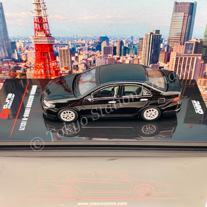 INNO64 1/64 HONDA ACCORD Euro-R (CL7) Nighthawk Black Pearl W/ Extra Wheels & Extra Water Decals IN64-CL7-BLA