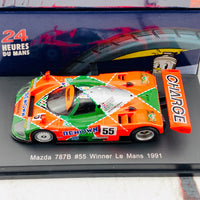 Sparky 1/64 Mazda 787B #55 Winner Le Mans 1991 V. Weidler - J. Herbert - B. Gachot Y150