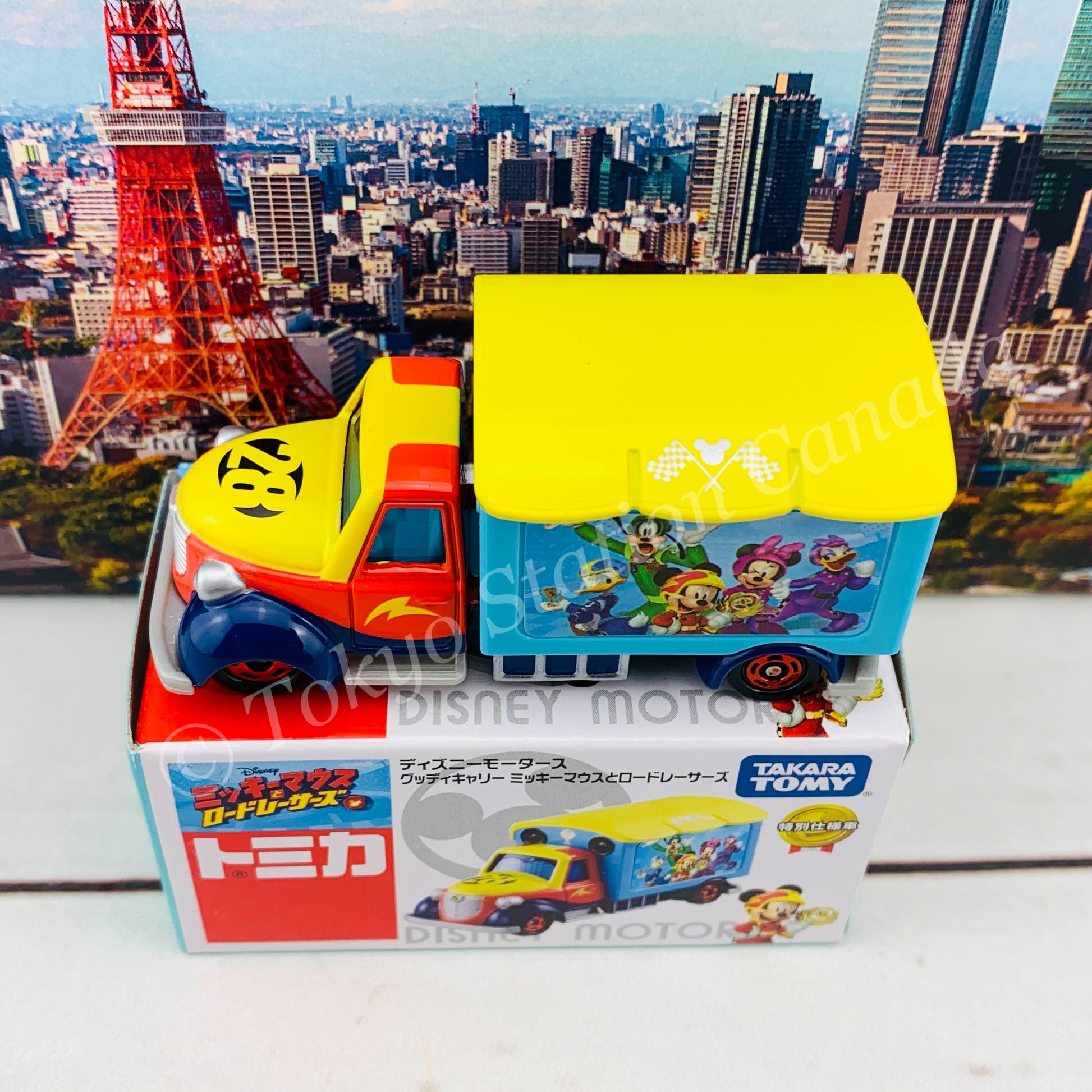 TOMICA Disney Motors Goody Carry Mickey and the Roadster Racer 4904810115410