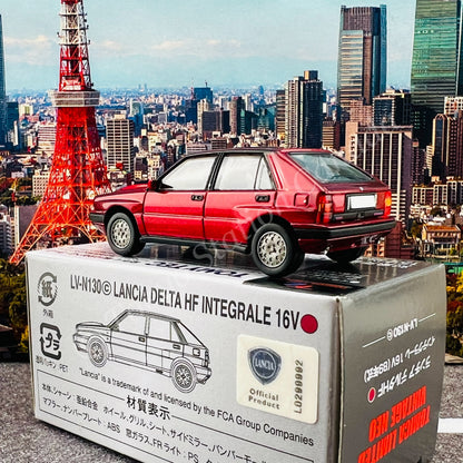 TOMYTEC Tomica Limited Vintage NEO 1/64 Lancia Delta HF Integrale 16V (wine) LV-N130c