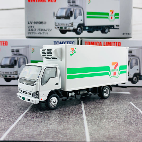 Tomica Limited Vintage Neo 1/64 Isuzu ELF Panel Van 7-Eleven LV-N195a