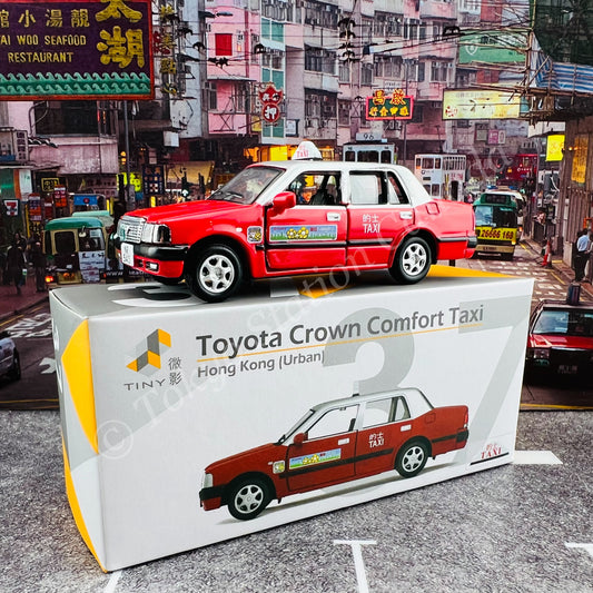 TINY 微影 37 Toyota Crown Comfort Taxi (Urban) "Last batch of 5-seater" LPG Taxi label on both sides ATC64438
