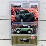 TARMAC WORKS GLOBAL64 Land Rover Defender 90 Green Metallic "2021 HK Toycar Salon Edition" T64G-019-GR