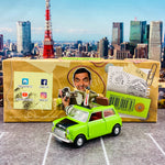TINY 微影 Mr Bean's MINI Set ( Sunroof open Mini cooper + Mr Bean's Figure with suitcase) LHD ATBS018