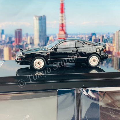 HOBBY JAPAN 1/64 Toyota CELICA GT-FOUR RC ST185 Customized Version Dish Wheel Black HJ641023CBK