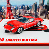 TOMYTEC Tomica Limited Vintage 1/64 LV Lamborghini Miura SV (Red)