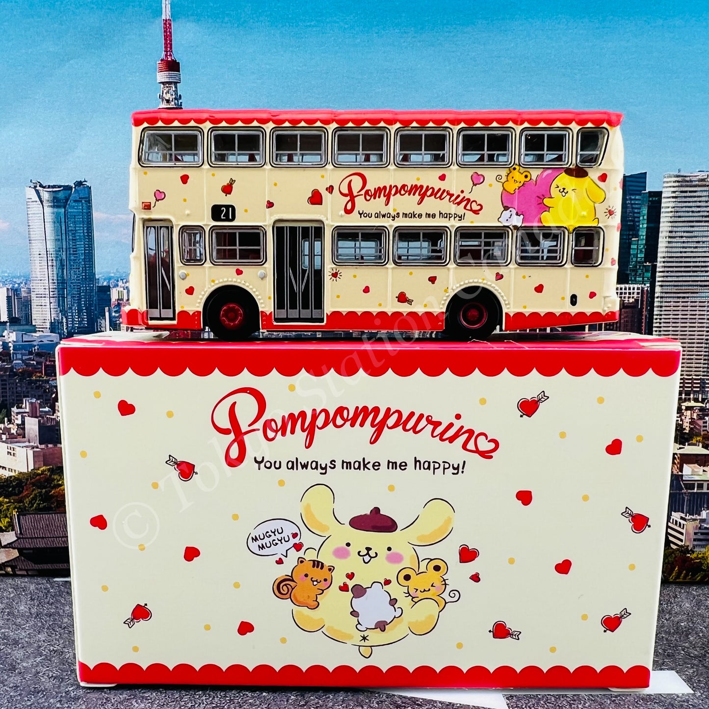 TINY 微影 Pompompurin Leyland Victory Mk 2 Bus ATC65303
