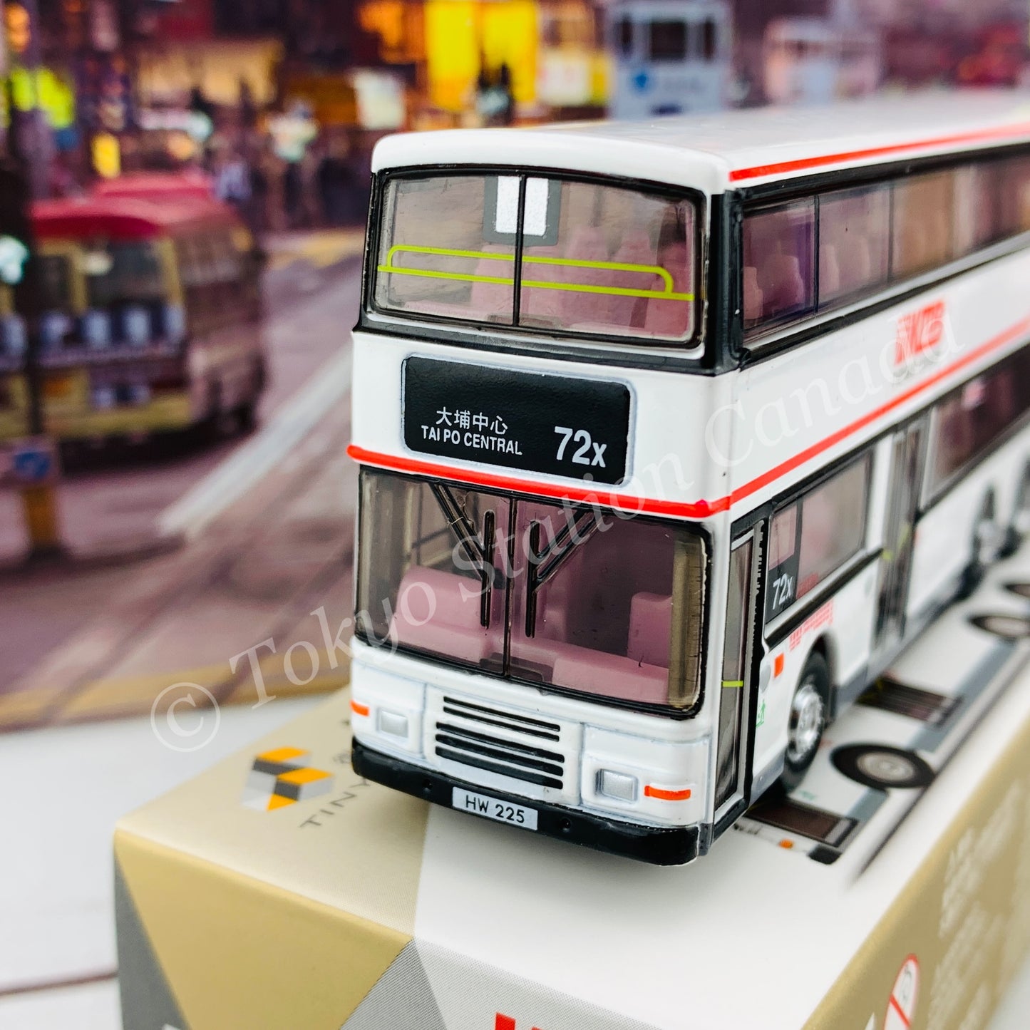 TINY 微影 188 KMB VOLVO Olympian Hong Kong (72X Tai Po Central 大埔中心) 九巴富豪 Olympian 11米 KMB2019008