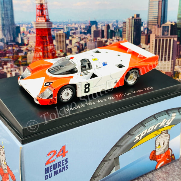 Sparky 1/64 Porsche 956 No.8 6th 24H Le Mans 1983 B. Wollek - K. Ludwig - S. Johansson Y179