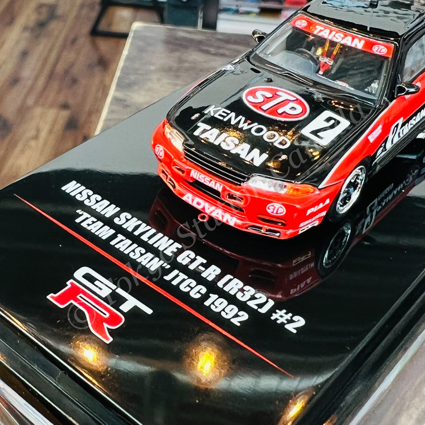 INNO64 1/64 NISSAN SKYLINE GT-R (R32) #2 "Team TAISAN" JTCC 1992 IN64-R32-TS92