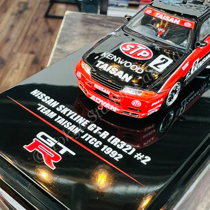 INNO64 1/64 NISSAN SKYLINE GT-R (R32) #2 "Team TAISAN" JTCC 1992 IN64-R32-TS92