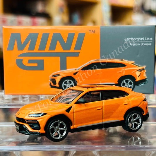 MINI GT 1/64 Lamborghini Urus  Arancio Borealis LHD MGT00360-L