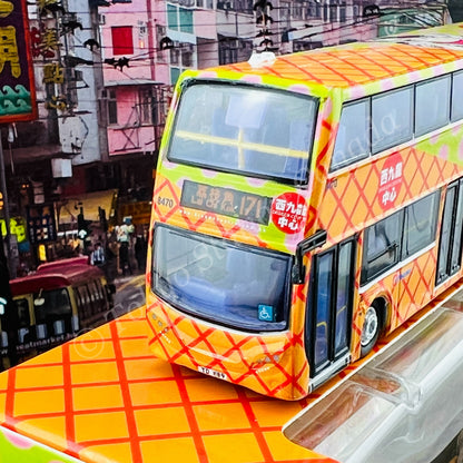 Model 1 1/120 Citybus ADL ENVIRO500 MMC 12m (Dragon Centre 西九龍中心) S33602 - 8470 TD1189 @ 荔枝角 171 (橙/黃色)