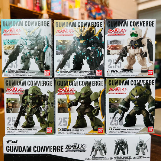 FW Gundam Converge MOBILE SUIT GUNDAM UNICORN SPECIAL SELECTION Complete set of 6