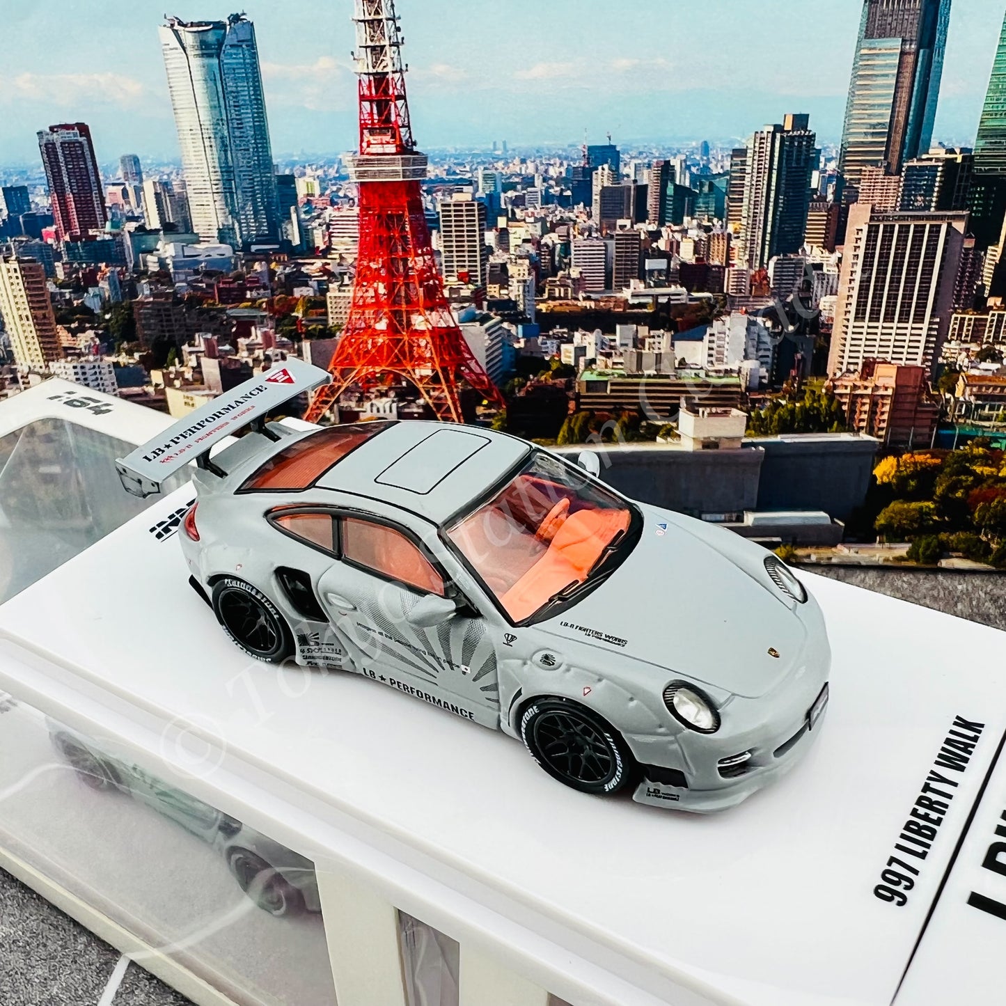 INNO64 1/64 997 LIBERTY WALK Matte Grey IN64-997LB-MG