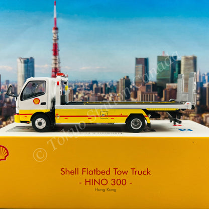 TINY 微影 163 1/64 Hong Kong Shell Flatbed Tow Truck HINO 300 ATC64928