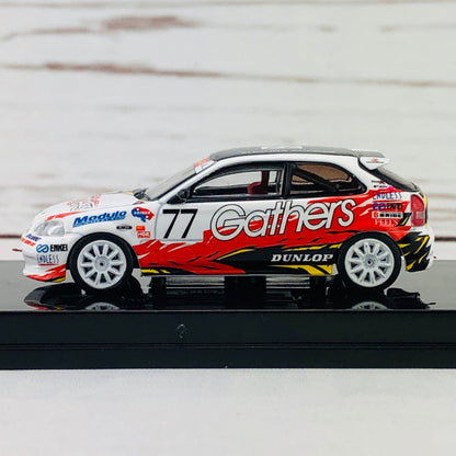 Tarmac Works 1/64 Honda Civic Type R EK9 Super Taikyu 1998 ST-4 Champion Gathers livery #77