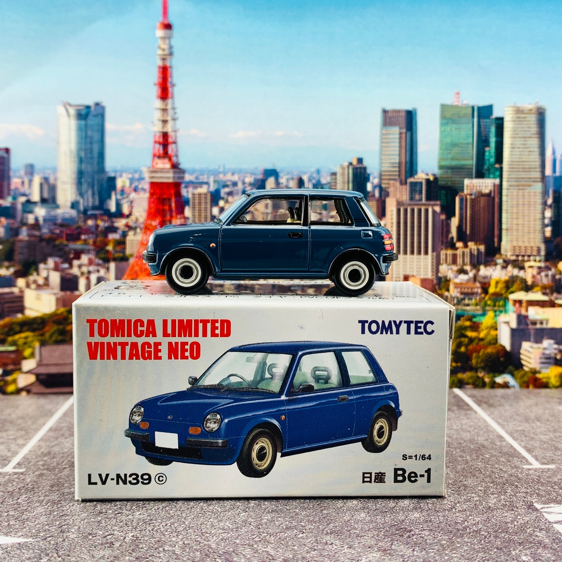 Tomica Limited Vintage Neo 1/64 Nissan Be-1 LV-N39c
