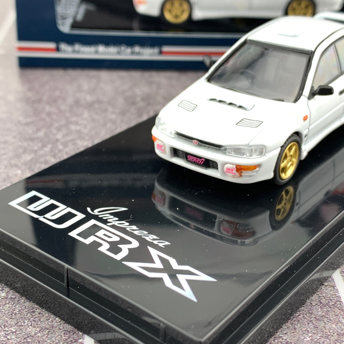 Hobby Japan 1/64 Subaru Impreza WRX GC8 Type RA STi Verion II Fether White HJ641013SW