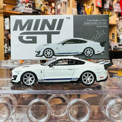 MINI GT 1/64 Shelby GT500 Dragon Snake Concept  Oxford White LHD MGT00318-L