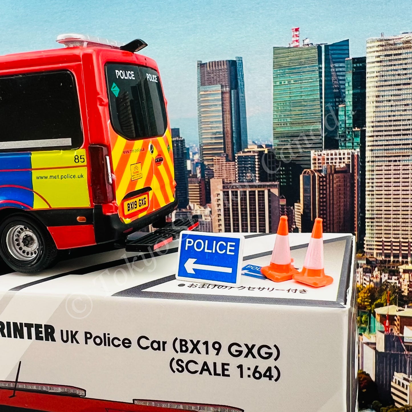 ERA CAR 1/64 52 MERCEDES - BENZ SPRINTER UK Police Car (BX19 GXG) MB22SPR5201