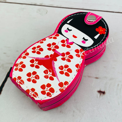 Japanese Kokeshi Nail Clipper Set of 6 with Case 4534253335146